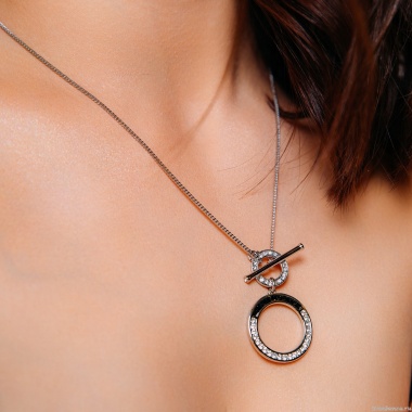 Колье Fiore Luna, Jet Nut+CRY